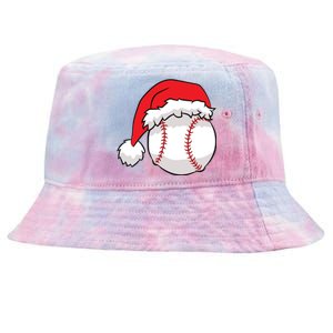 Christmas Baseball Santa Hat Baseball Tie-Dyed Bucket Hat