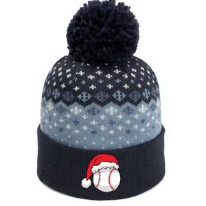 Christmas Baseball Santa Hat Baseball The Baniff Cuffed Pom Beanie