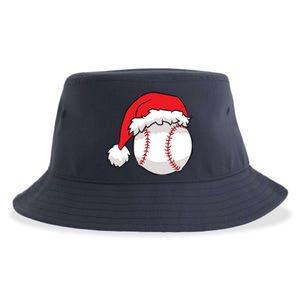 Christmas Baseball Santa Hat Baseball Sustainable Bucket Hat