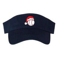 Christmas Baseball Santa Hat Baseball Valucap Bio-Washed Visor