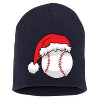 Christmas Baseball Santa Hat Baseball Short Acrylic Beanie