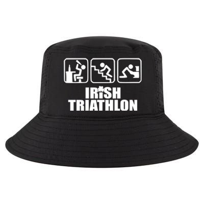 Crawl Be Sick Hangover Irish Triathlon St Patricks Day Cool Gift Cool Comfort Performance Bucket Hat