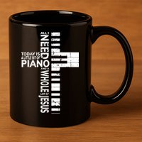 Christian Band Shirts Musician Rock Music Piano Tee 11oz C Handle Ceramic Mug