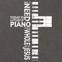 Christian Band Shirts Musician Rock Music Piano Tee Cotton Canvas Backpack