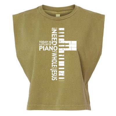 Christian Band Shirts Musician Rock Music Piano Tee Garment-Dyed Women's Muscle Tee