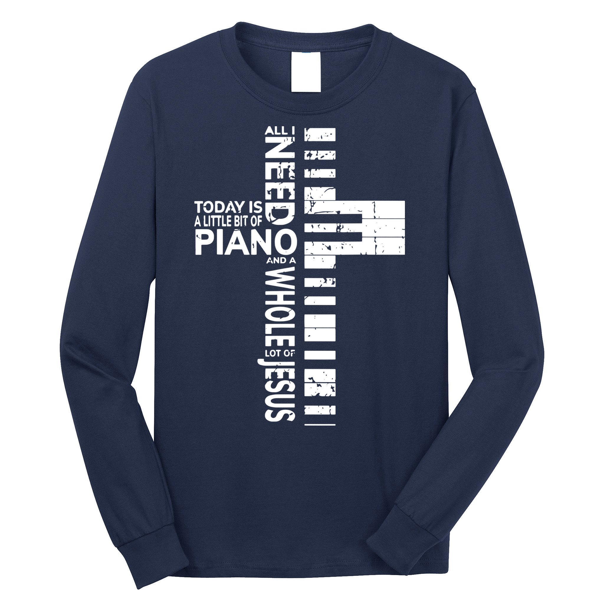 Christian Band Shirts Musician Rock Music Piano Tee Long Sleeve Shirt