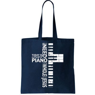 Christian Band Shirts Musician Rock Music Piano Tee Tote Bag