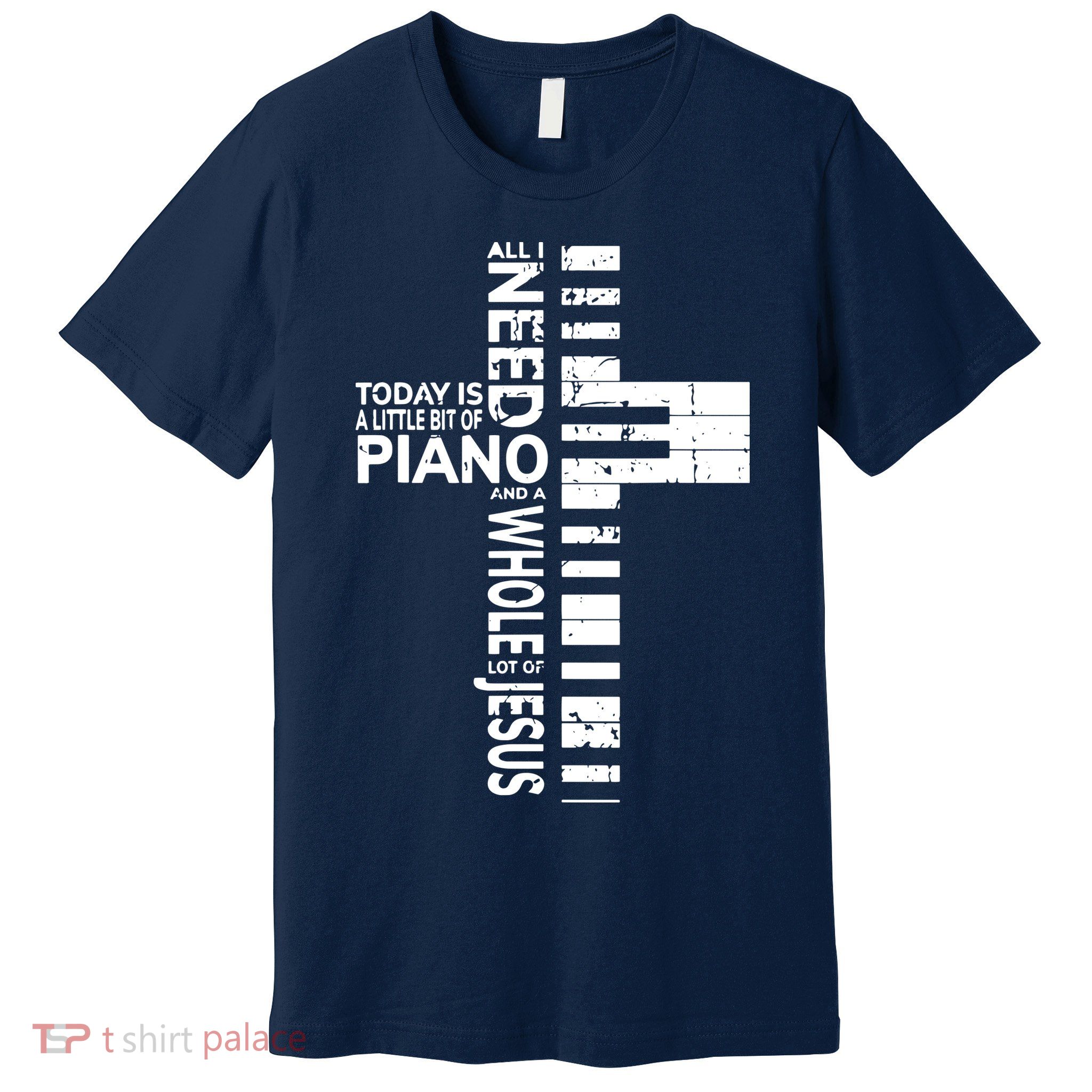 Christian Band Shirts Musician Rock Music Piano Tee Premium T-Shirt