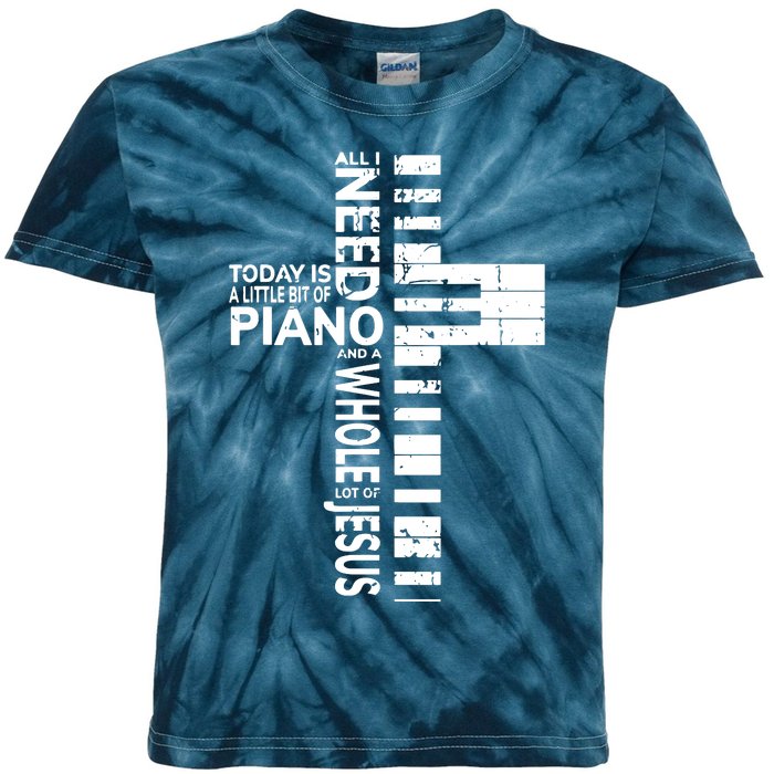 Christian Band Shirts Musician Rock Music Piano Tee Kids Tie-Dye T-Shirt