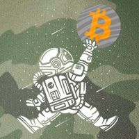 Cryptocurrency Bitcoin Space Moon Funny Legacy Tie Dye Trucker Hat