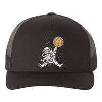 Cryptocurrency Bitcoin Space Moon Funny Yupoong Adult 5-Panel Trucker Hat