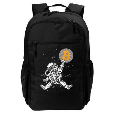 Cryptocurrency Bitcoin Space Moon Funny Daily Commute Backpack