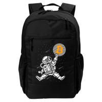 Cryptocurrency Bitcoin Space Moon Funny Backpack