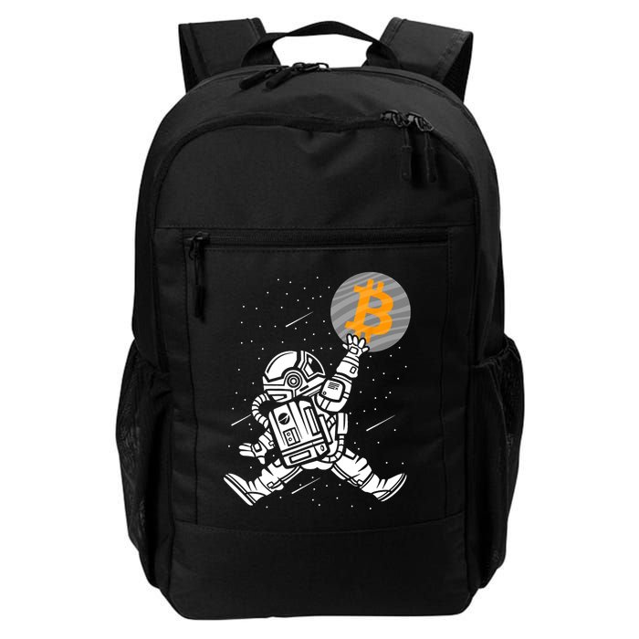 Cryptocurrency Bitcoin Space Moon Funny Backpack