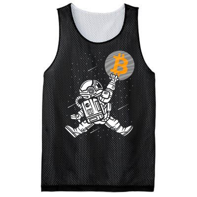 Cryptocurrency Bitcoin Space Moon Funny Mesh Reversible Basketball Jersey Tank