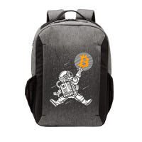 Cryptocurrency Bitcoin Space Moon Funny Vector Backpack