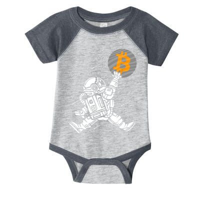 Cryptocurrency Bitcoin Space Moon Funny Infant Baby Jersey Bodysuit