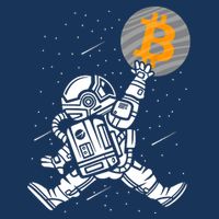 Cryptocurrency Bitcoin Space Moon Funny Infant Baby Jersey Bodysuit
