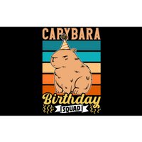 Capybara Birthday Squad Lover Capybaras Rodent Animal Bumper Sticker