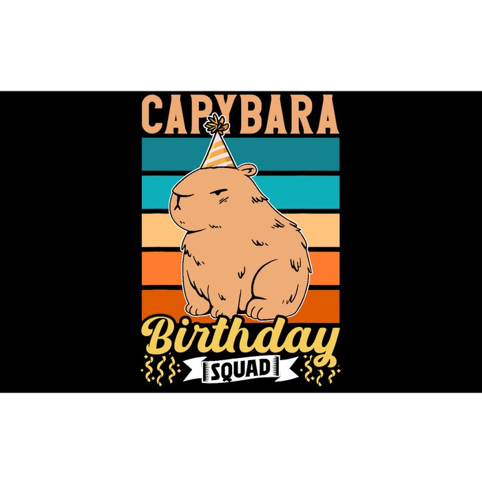 Capybara Birthday Squad Lover Capybaras Rodent Animal Bumper Sticker