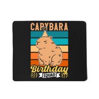 Capybara Birthday Squad Lover Capybaras Rodent Animal Mousepad