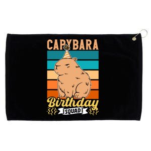 Capybara Birthday Squad Lover Capybaras Rodent Animal Grommeted Golf Towel