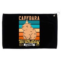 Capybara Birthday Squad Lover Capybaras Rodent Animal Grommeted Golf Towel