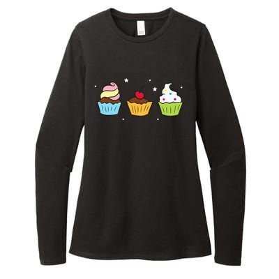 Cupcakes Baking Sweet Cupcakes Sweet Cupcake Baking Womens CVC Long Sleeve Shirt