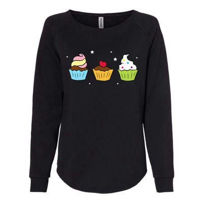 Cupcakes Baking Sweet Cupcakes Sweet Cupcake Baking Womens California Wash Sweatshirt