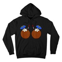 Coconut Bra Summer Season Swimming Beach Lover Hoodie