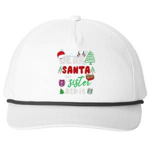 Christmas Big Sister Christmas Dear Santa My Sister Did It Gift Snapback Five-Panel Rope Hat