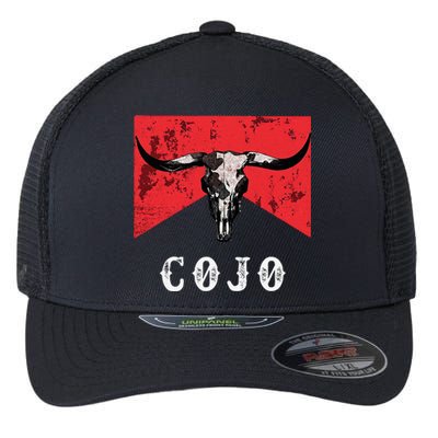 C.O.J.O Bull Skull Music Country 70s Cowboys Boots Flexfit Unipanel Trucker Cap