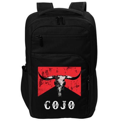 C.O.J.O Bull Skull Music Country 70s Cowboys Boots Impact Tech Backpack