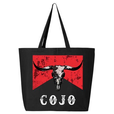 C.O.J.O Bull Skull Music Country 70s Cowboys Boots 25L Jumbo Tote