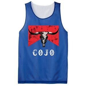 C.O.J.O Bull Skull Music Country 70s Cowboys Boots Mesh Reversible Basketball Jersey Tank