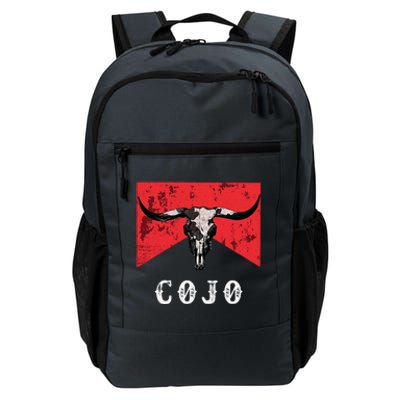 C.O.J.O Bull Skull Music Country 70s Cowboys Boots Daily Commute Backpack