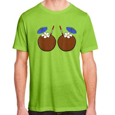 Coconut Bra Summer Season Swimming Beach Lover Adult ChromaSoft Performance T-Shirt