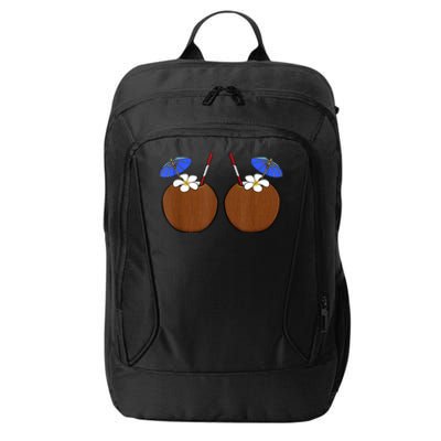 Coconut Bra Summer Season Swimming Beach Lover City Backpack