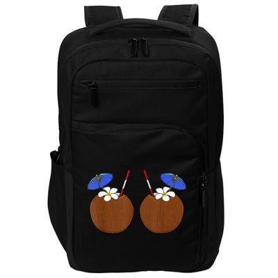 Coconut Bra Summer Season Swimming Beach Lover Impact Tech Backpack