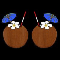 Coconut Bra Summer Season Swimming Beach Lover Bucket Hat