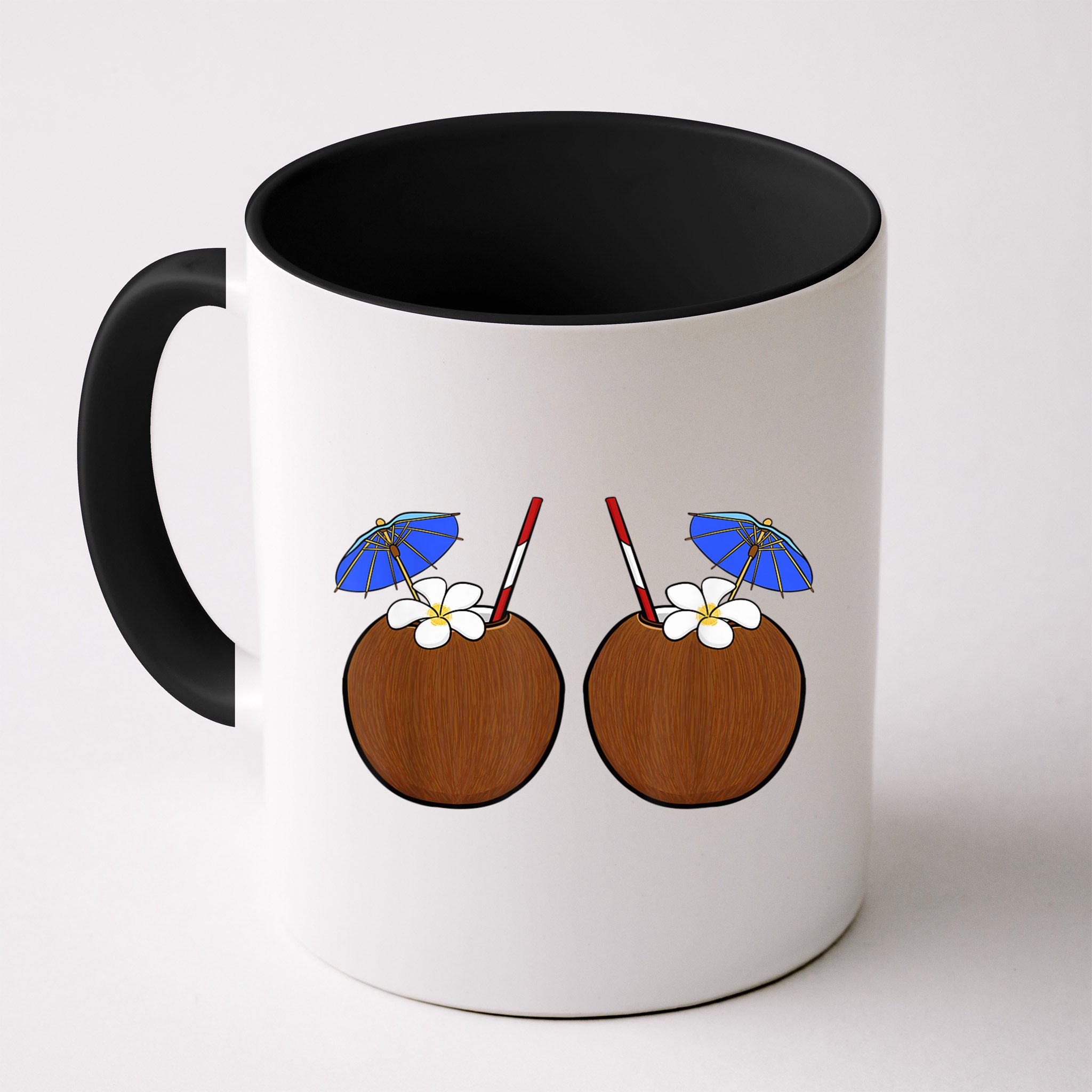 Coconut Bra Summer Season Swimming Beach Lover Mug
