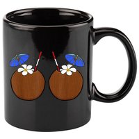 Coconut Bra Summer Season Swimming Beach Lover 11oz C Handle Ceramic Mug