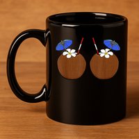 Coconut Bra Summer Season Swimming Beach Lover 11oz C Handle Ceramic Mug