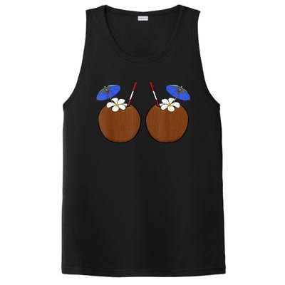 Coconut Bra Summer Season Swimming Beach Lover PosiCharge Competitor Tank