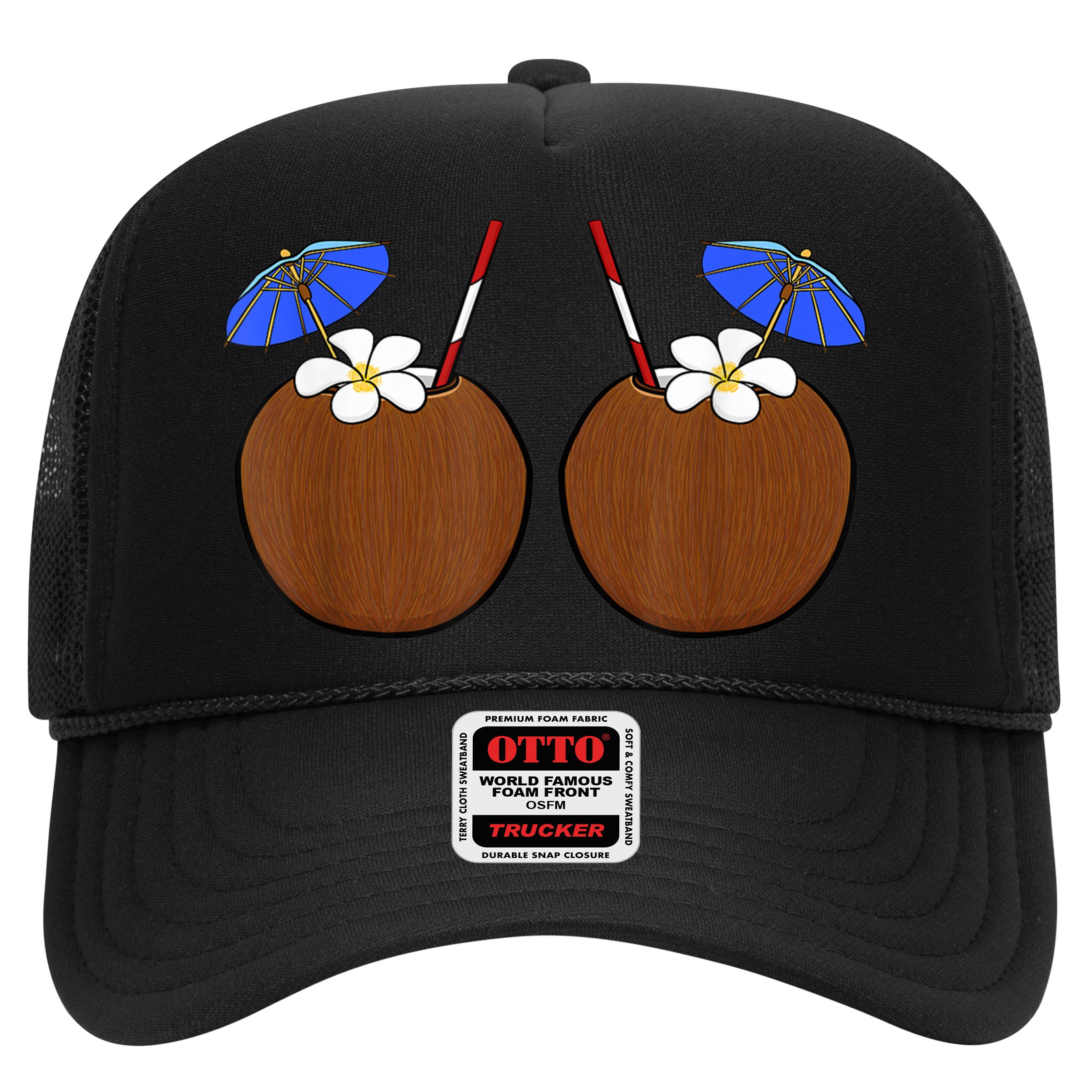 Coconut Bra Summer Season Swimming Beach Lover Hat
