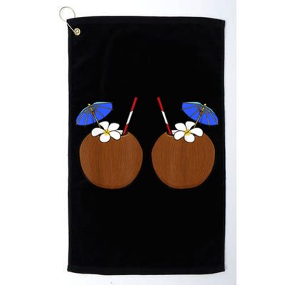 Coconut Bra Summer Season Swimming Beach Lover Platinum Collection Golf Towel