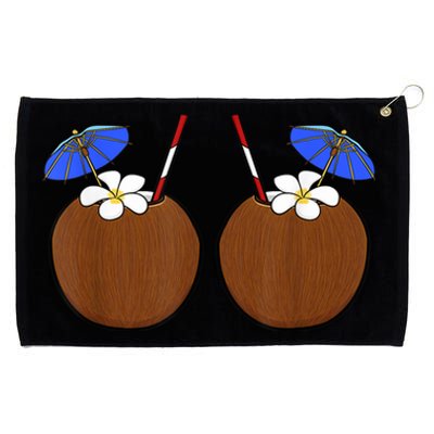 Coconut Bra Summer Season Swimming Beach Lover Grommeted Golf Towel