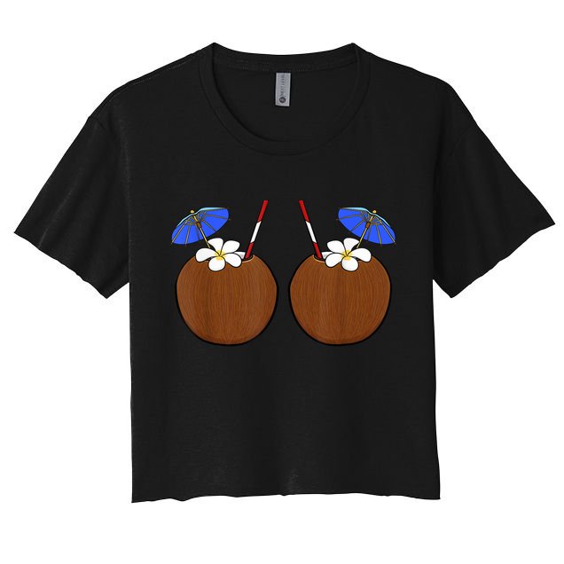 Coconut Bra Summer Season Swimming Beach Lover Crop Top