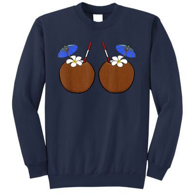 Coconut Bra Summer Season Swimming Beach Lover Sweatshirt