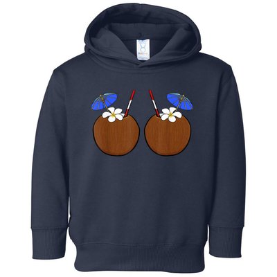 Coconut Bra Summer Season Swimming Beach Lover Toddler Hoodie